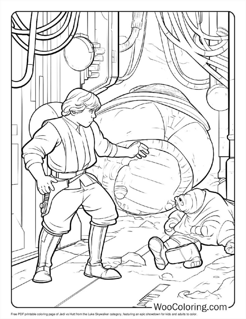 100  Luke Skywalker coloring pages  Free PDF To Print  - 69