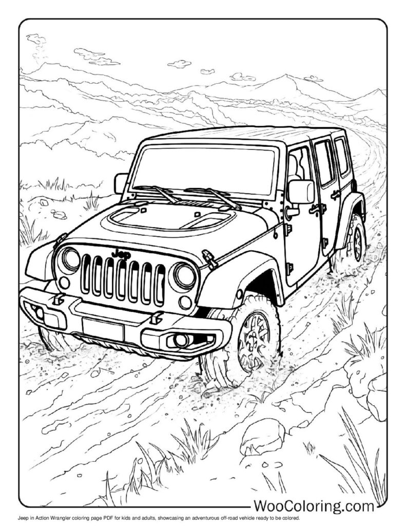 100  Jeep coloring pages  Free PDF To Print  - 46