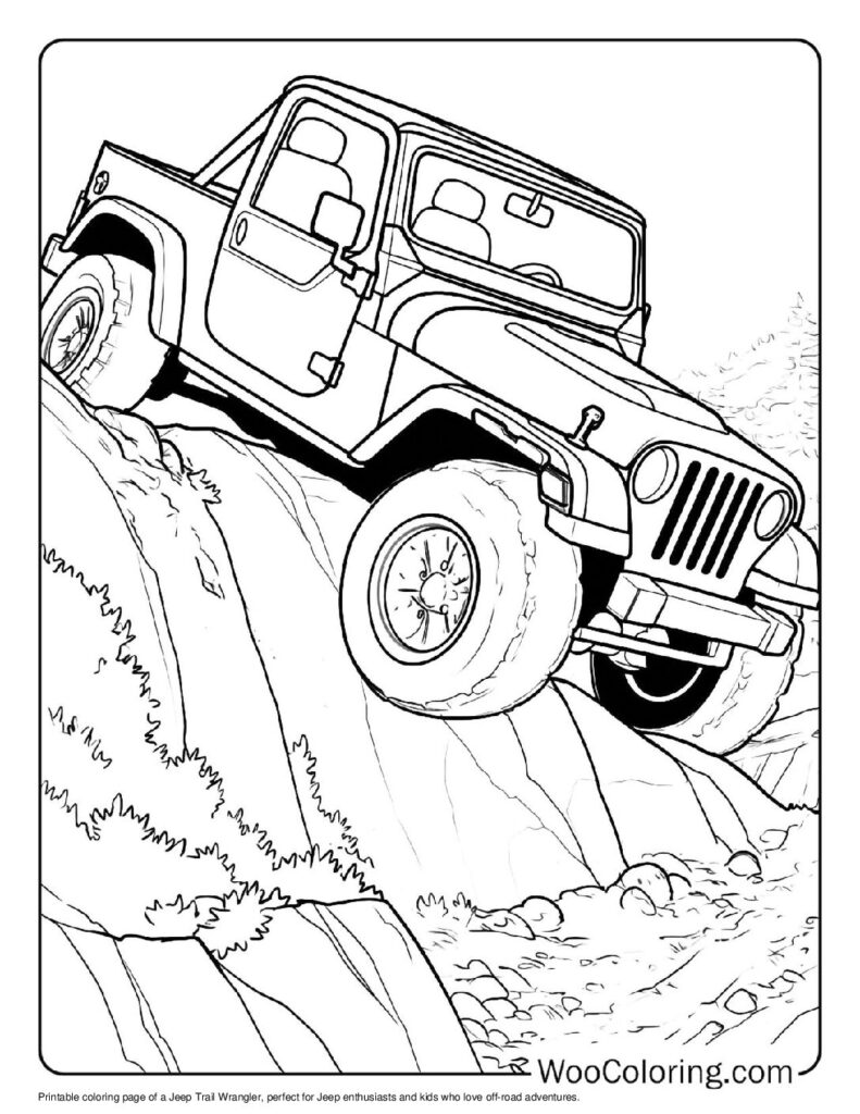 100  Jeep coloring pages  Free PDF To Print  - 41