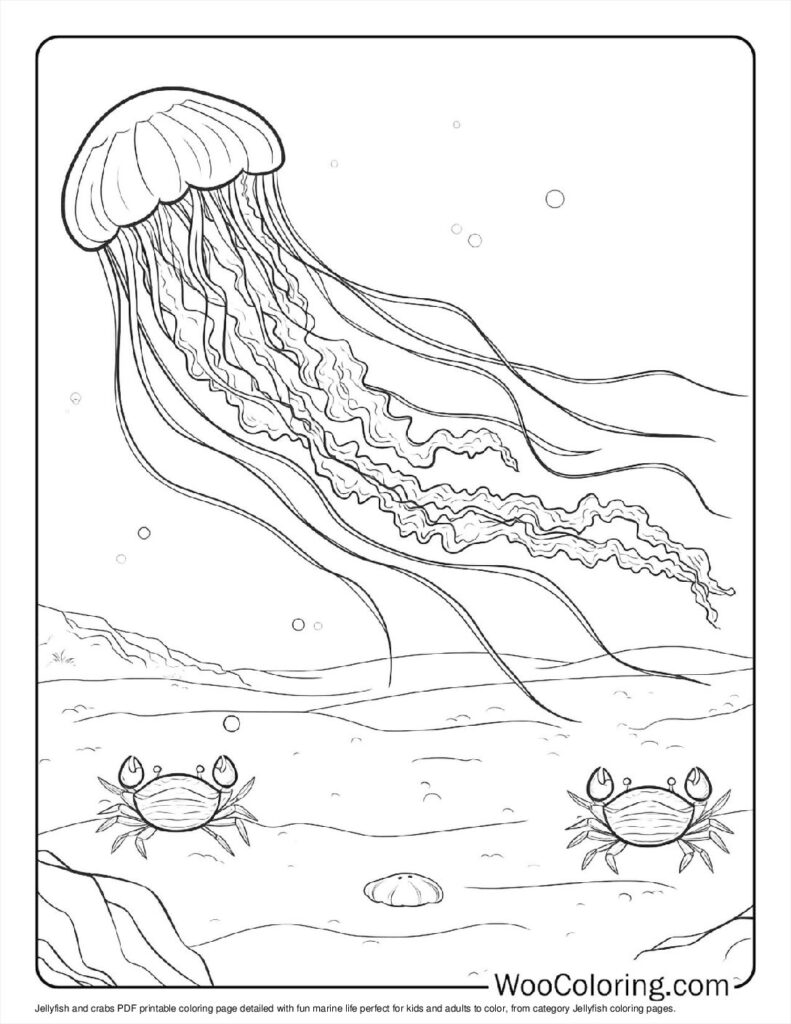 100  Jellyfish coloring pages  Free PDF To Print  - 39