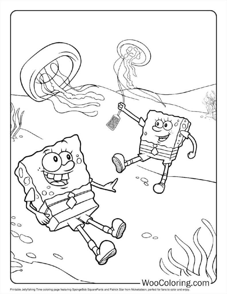 Jellyfishing Time To Color