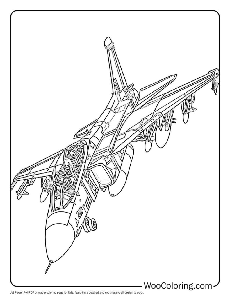 100  Jet coloring pages  Free PDF To Print  - 19