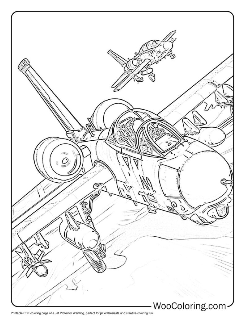100  Jet coloring pages  Free PDF To Print  - 96