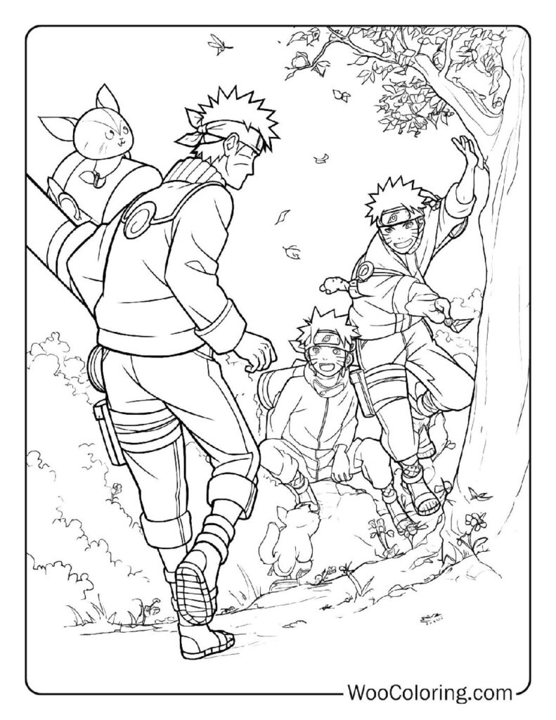 100  Naruto coloring pages  Free PDF To Print  - 75