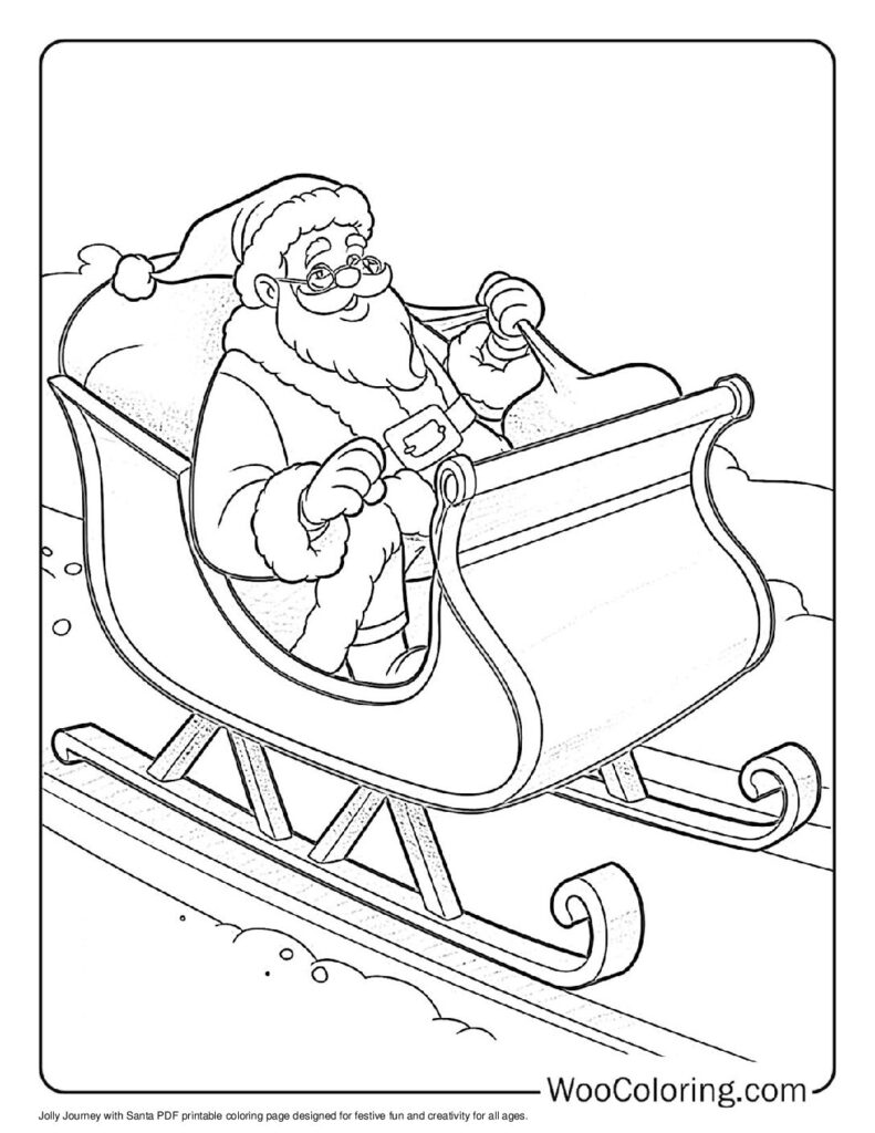 100  Santa coloring pages  Free PDF To Print  - 62