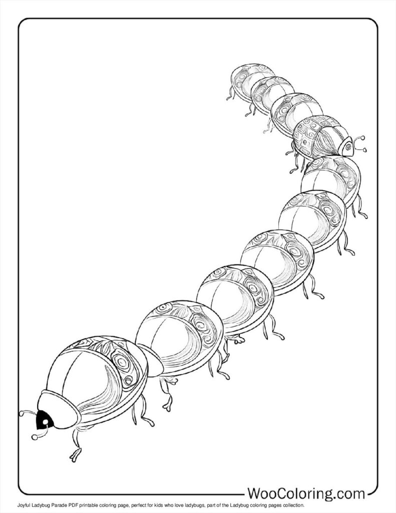 100  Ladybug coloring pages  Free PDF To Print  - 94
