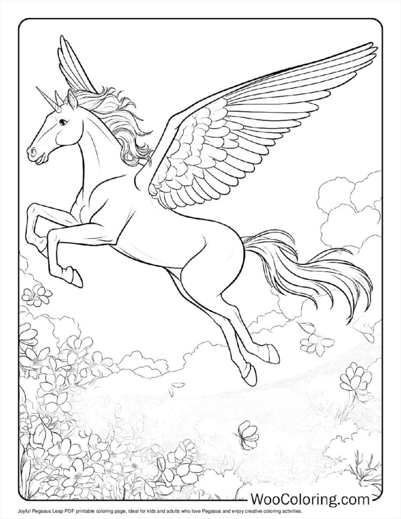 100  Pegasus coloring pages  Free PDF To Print  - 26