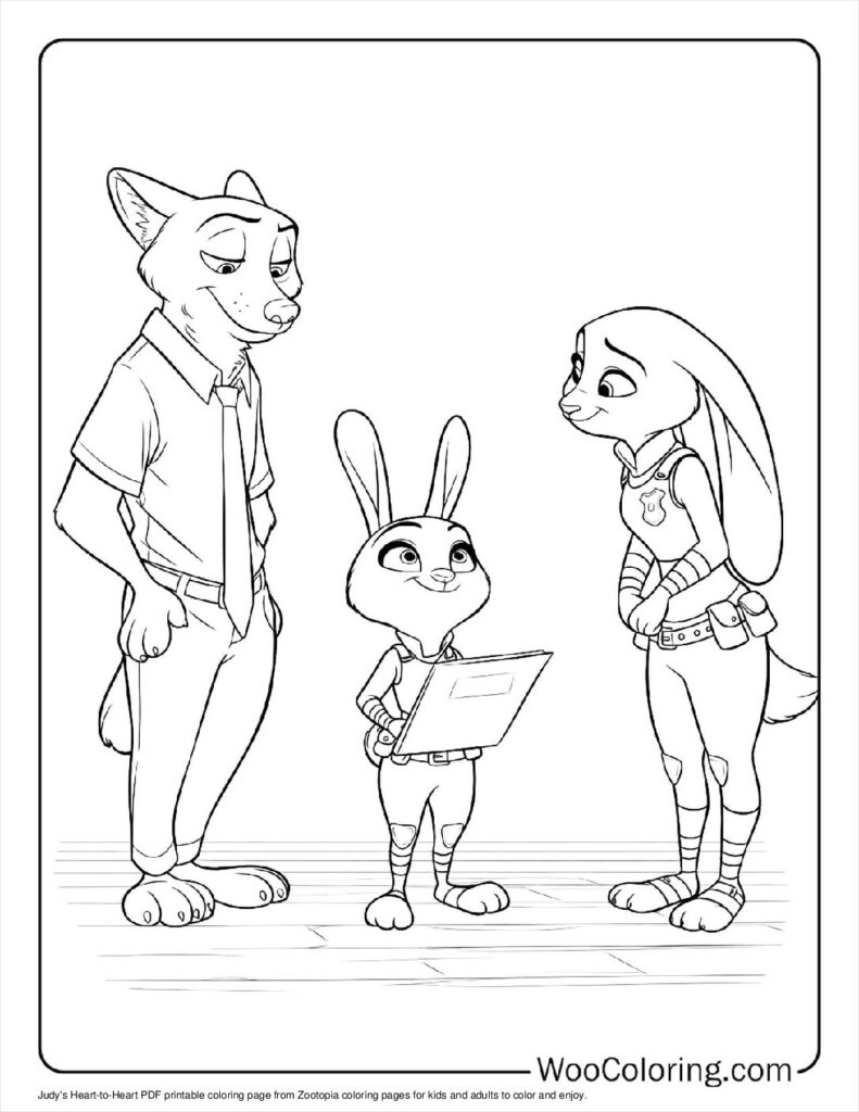 100  Zootopia coloring pages  Free PDF To Print  - 68
