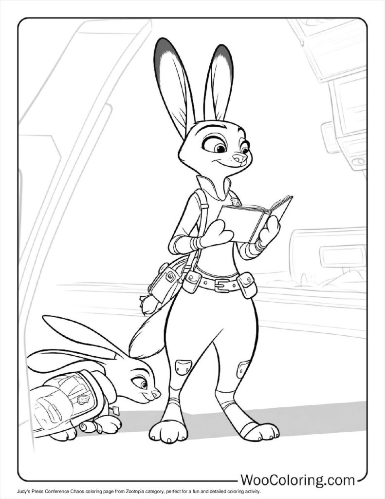 100  Zootopia coloring pages  Free PDF To Print  - 80