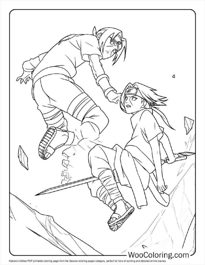 100  Sasuke coloring pages  Free PDF To Print  - 56