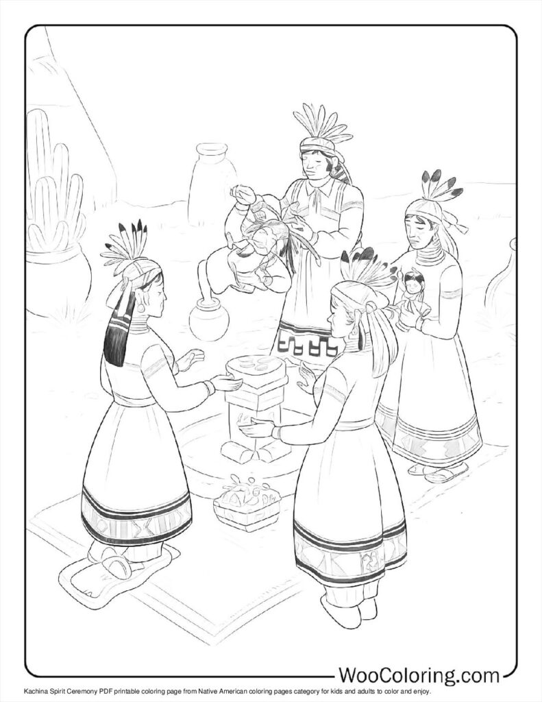 100  Native American coloring pages  Free PDF To Print  - 24