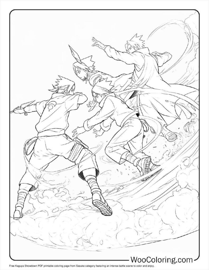 100  Sasuke coloring pages  Free PDF To Print  - 96