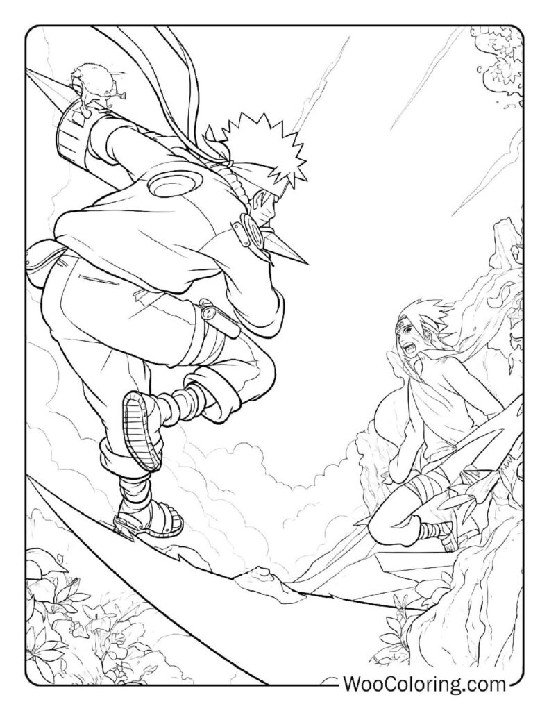 100  Naruto coloring pages  Free PDF To Print  - 23