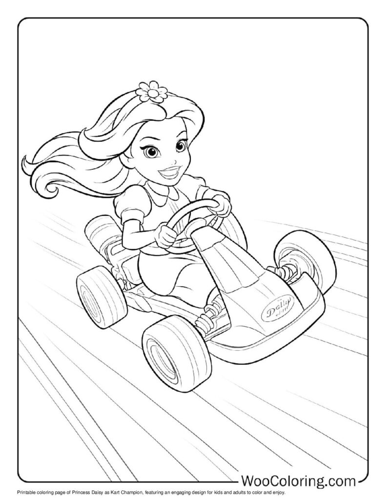100  Princess Daisy coloring pages  Free PDF To Print  - 53