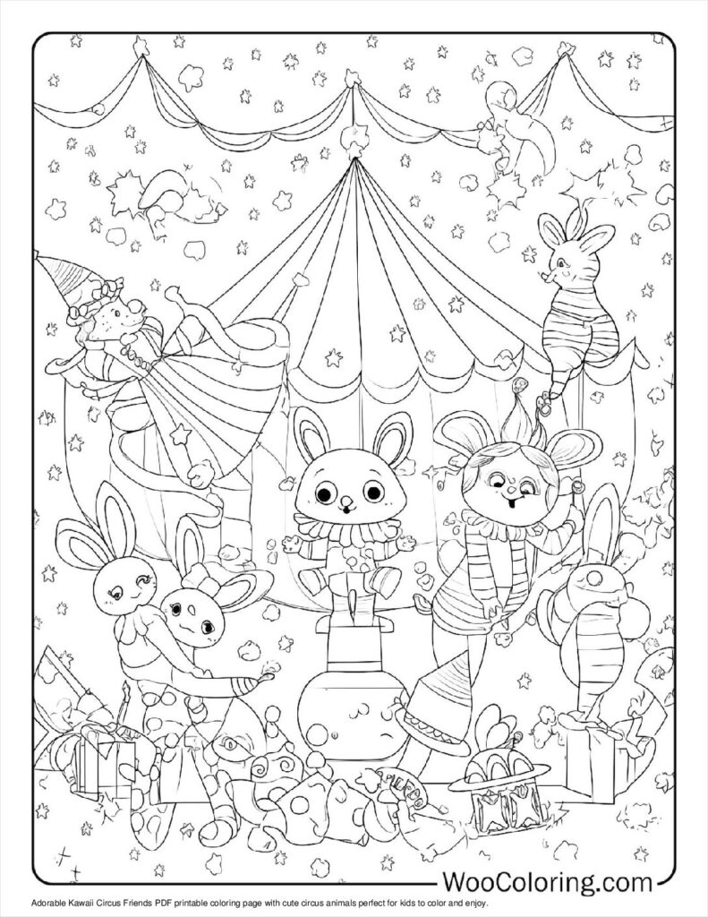100  Kawaii coloring pages  Free PDF To Print  - 41