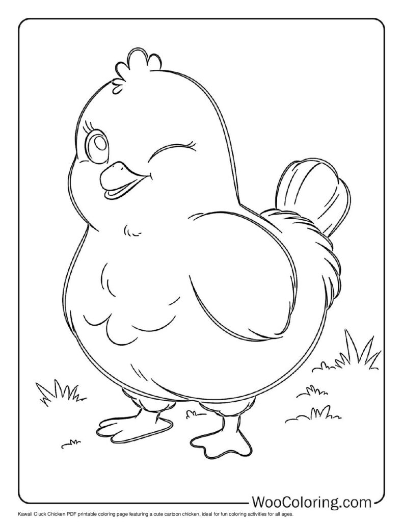 100  Chicken coloring pages  Free PDF To Print  - 66