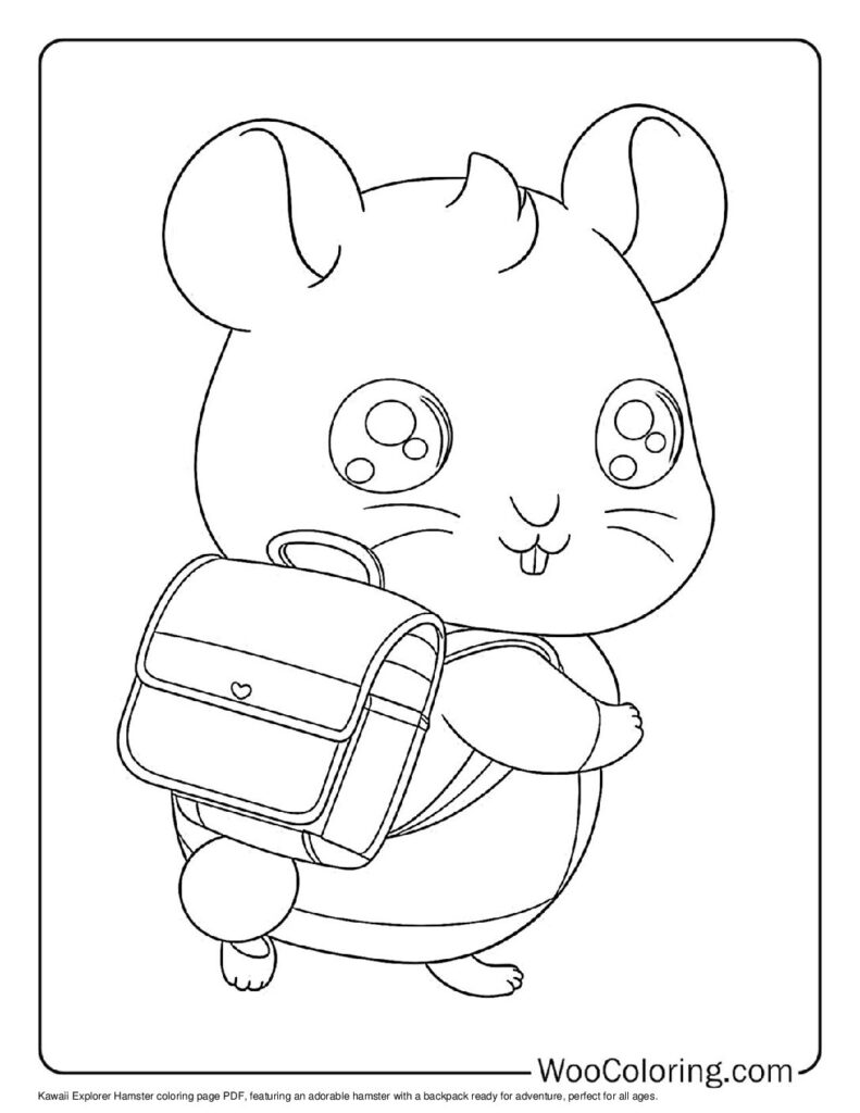 100  Hamster coloring pages  Free PDF To Print  - 59