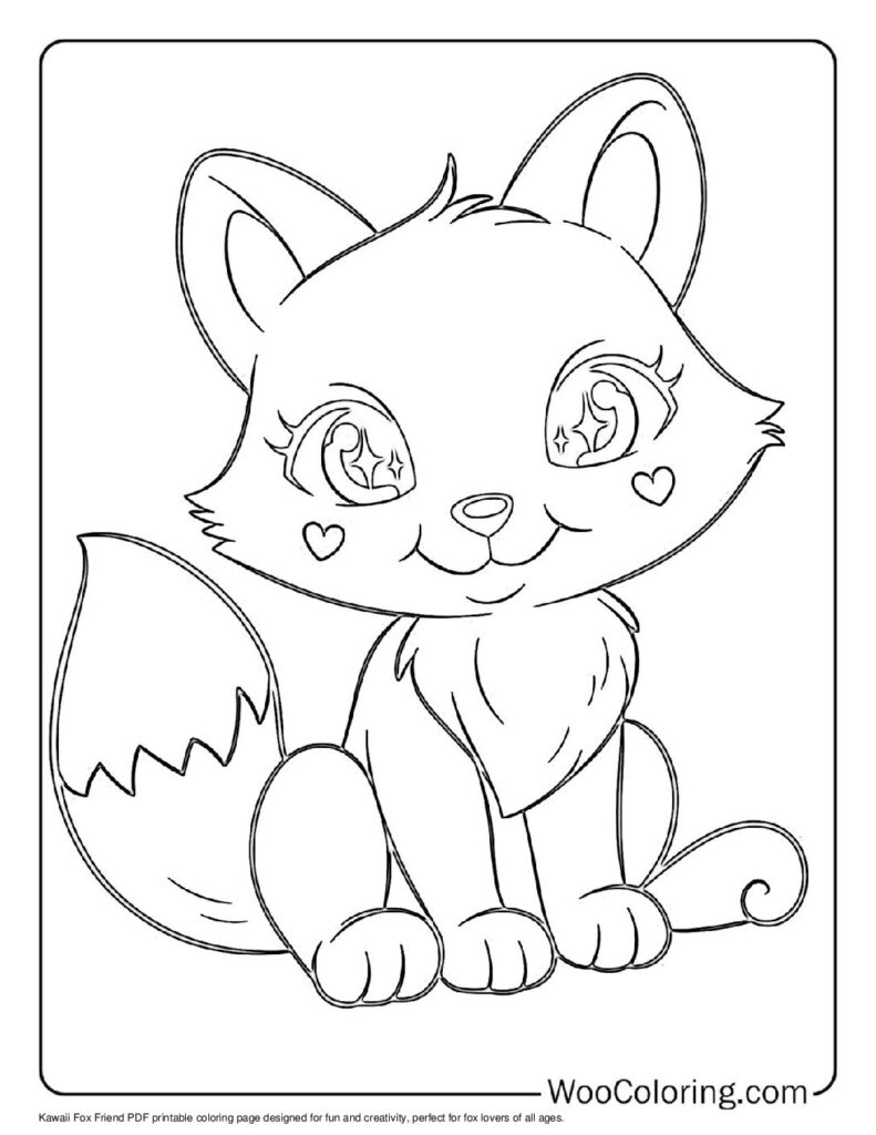 100  Fox coloring pages  Free PDF To Print  - 35