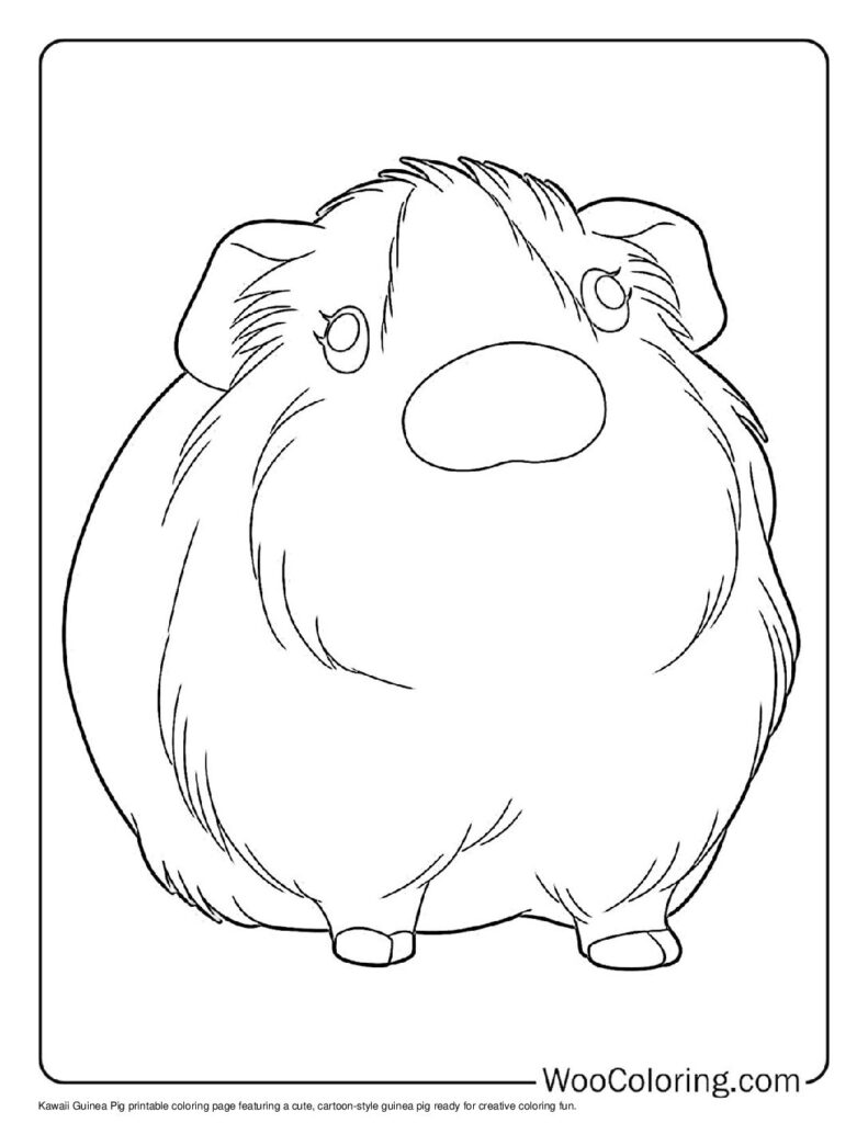 100 Guinea Pig coloring pages Free PDF To Print - 77
