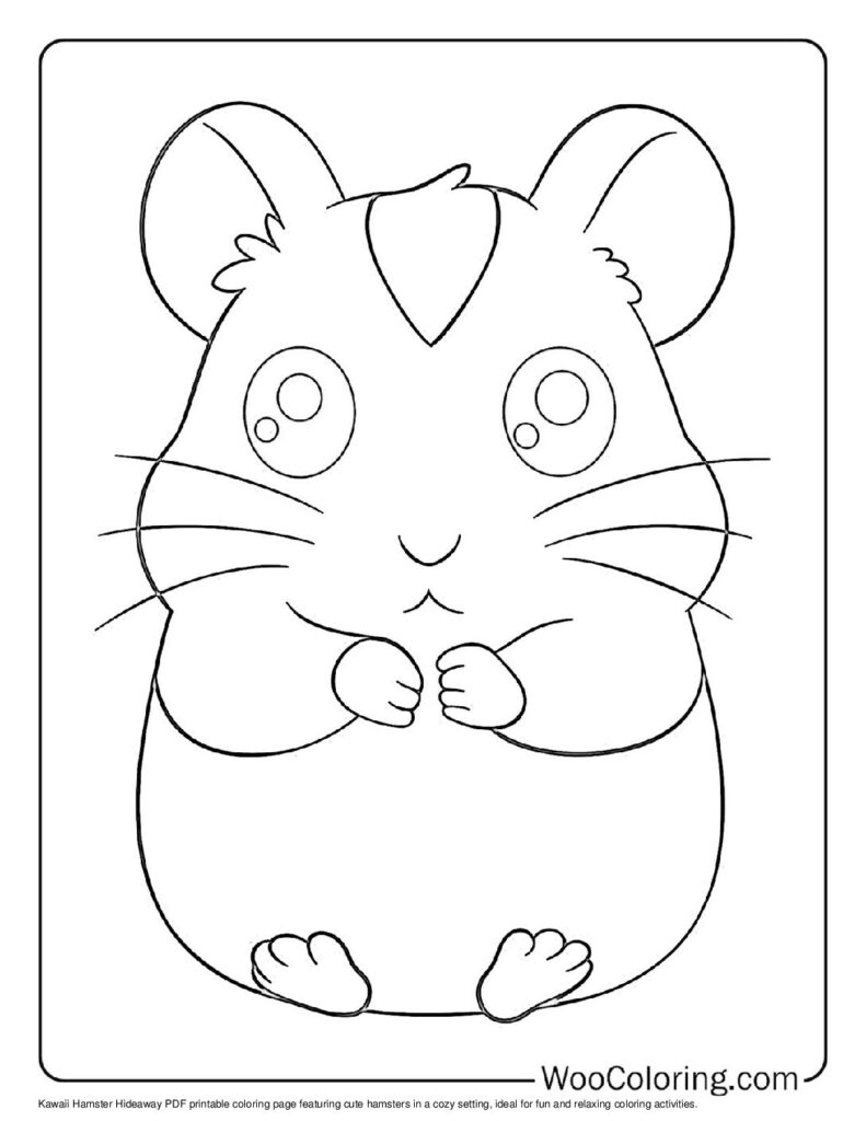 100  Hamster coloring pages  Free PDF To Print  - 53