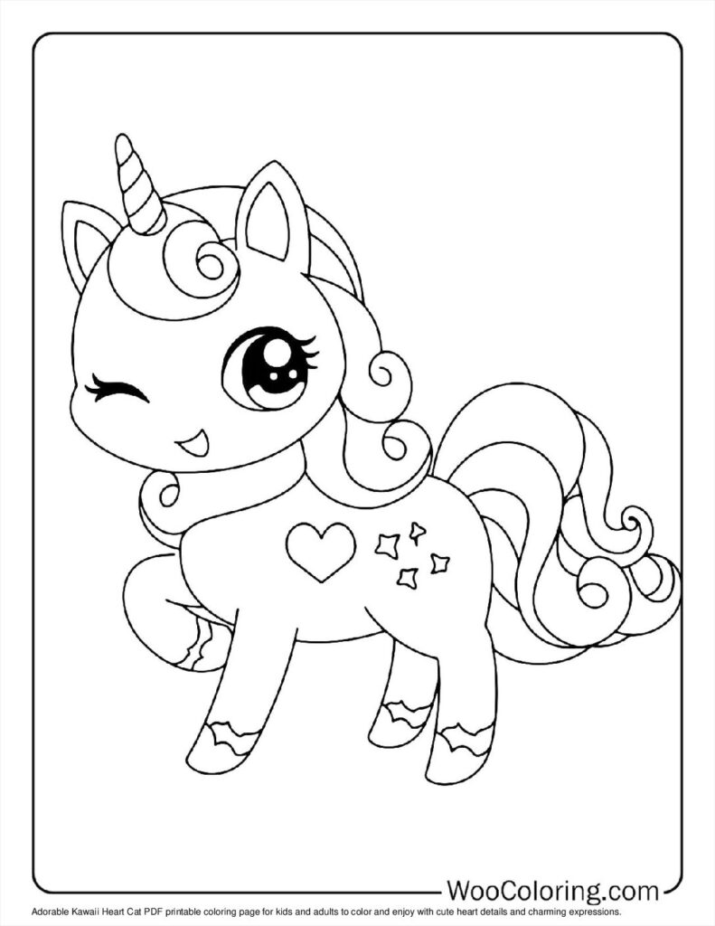 100  Unicorn Cat coloring pages  Free PDF To Print  - 73
