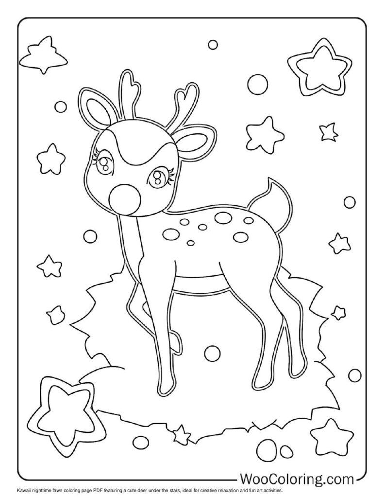 100  Deer coloring pages  Free PDF To Print  - 23