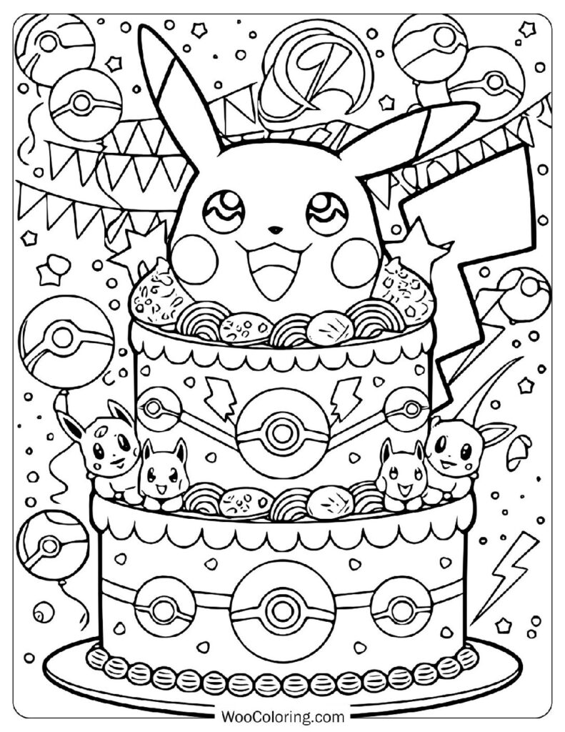 36 Cake Coloring Pages  Free PDF To Print  - 90