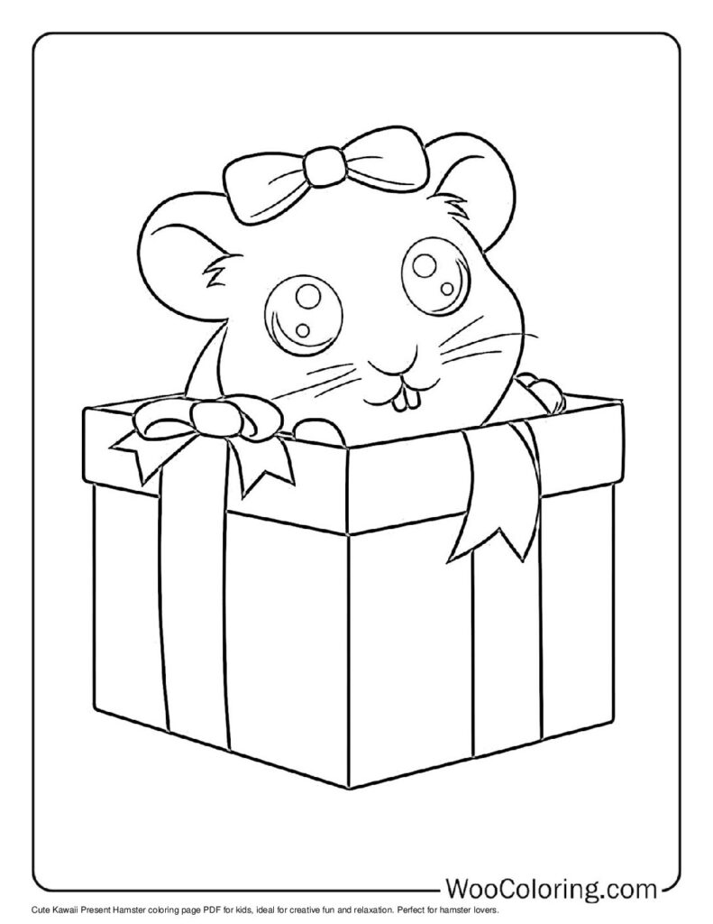 100  Hamster coloring pages  Free PDF To Print  - 12