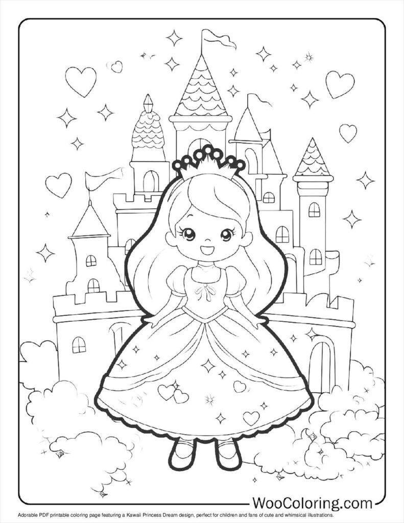 100  Kawaii coloring pages  Free PDF To Print  - 11
