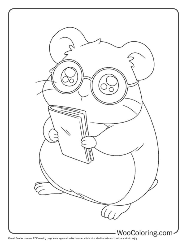 100  Hamster coloring pages  Free PDF To Print  - 20