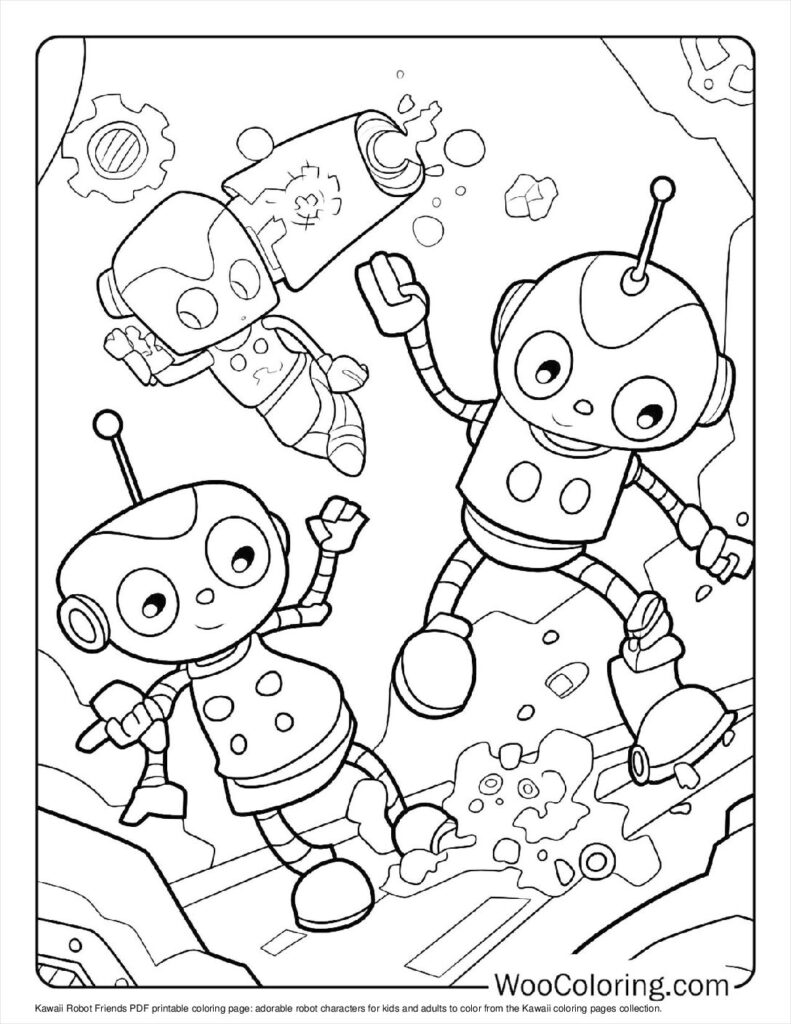 100  Kawaii coloring pages  Free PDF To Print  - 23
