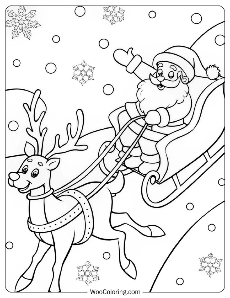 1 500 Christmas Coloring Pages  Free PDF To Print  - 36