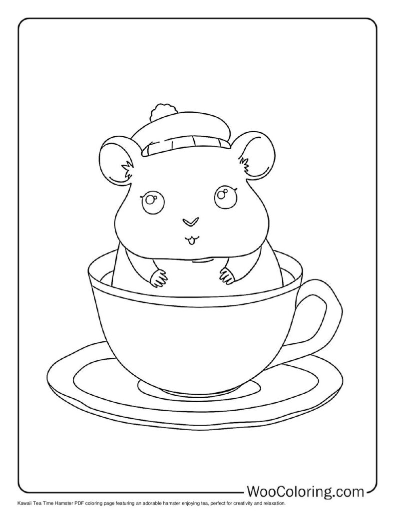 100  Hamster coloring pages  Free PDF To Print  - 36