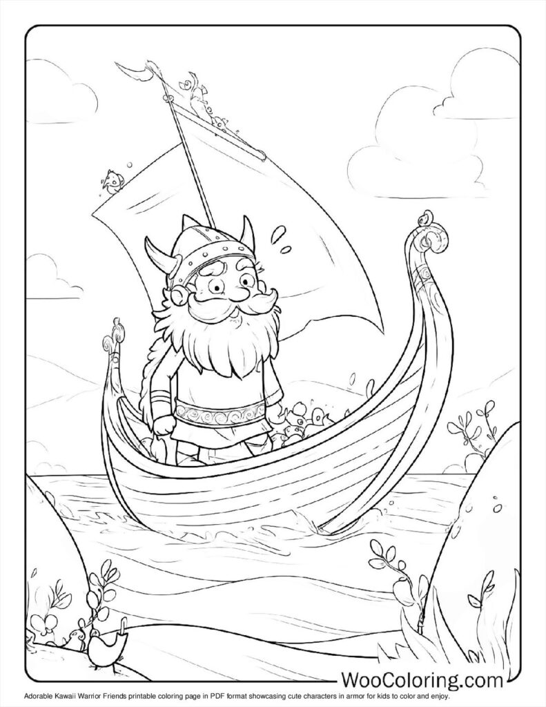 100 Viking coloring pages Free PDF To Print - 11