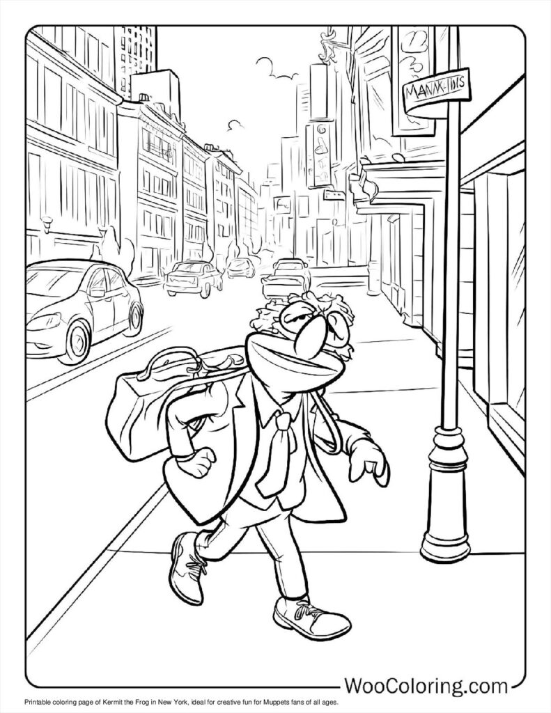 100  Muppets coloring pages  Free PDF To Print  - 93