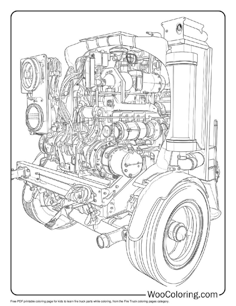 100  Fire Truck coloring pages  Free PDF To Print  - 51