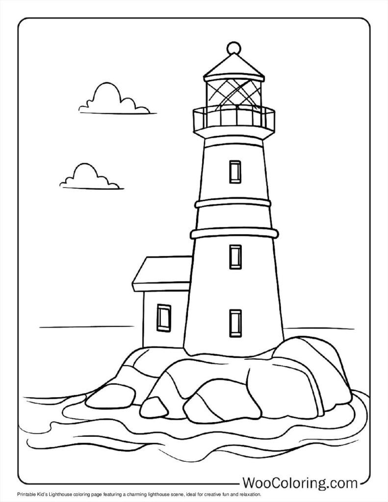 100 Lighthouse coloring pages Free PDF To Print - 39