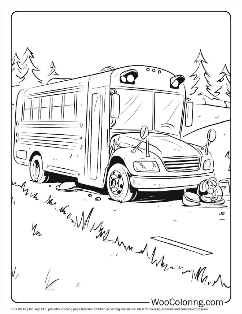 100  School Bus coloring pages  Free PDF To Print  - 85