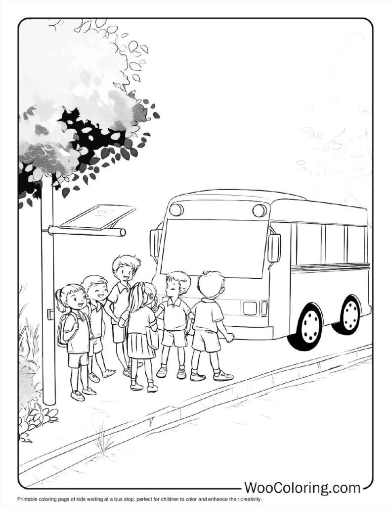 100  School Bus coloring pages  Free PDF To Print  - 29