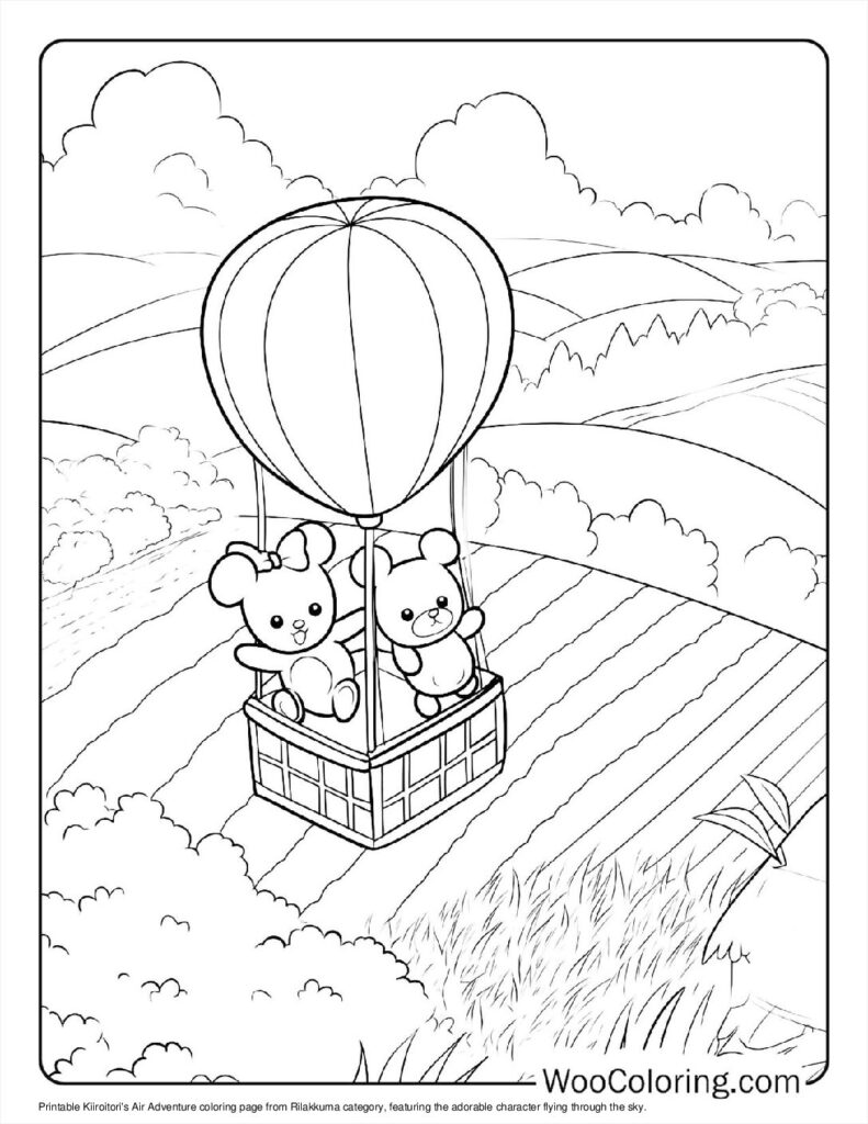 100  Rilakkuma coloring pages  Free PDF To Print  - 97