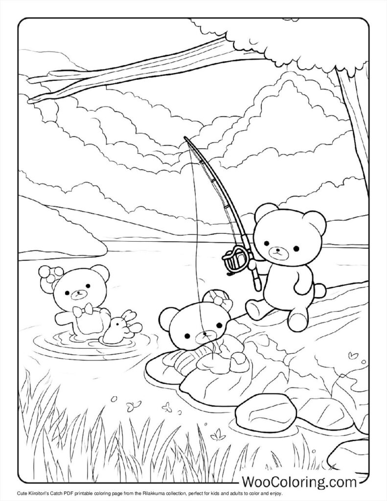 100  Rilakkuma coloring pages  Free PDF To Print  - 31