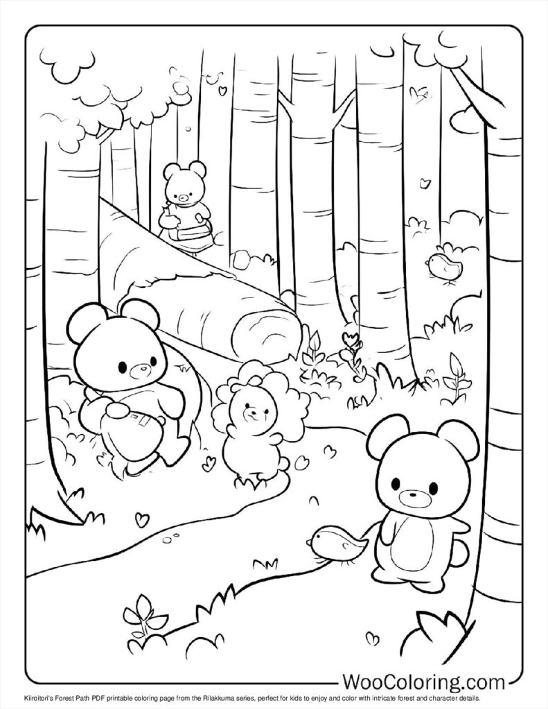 100  Rilakkuma coloring pages  Free PDF To Print  - 20
