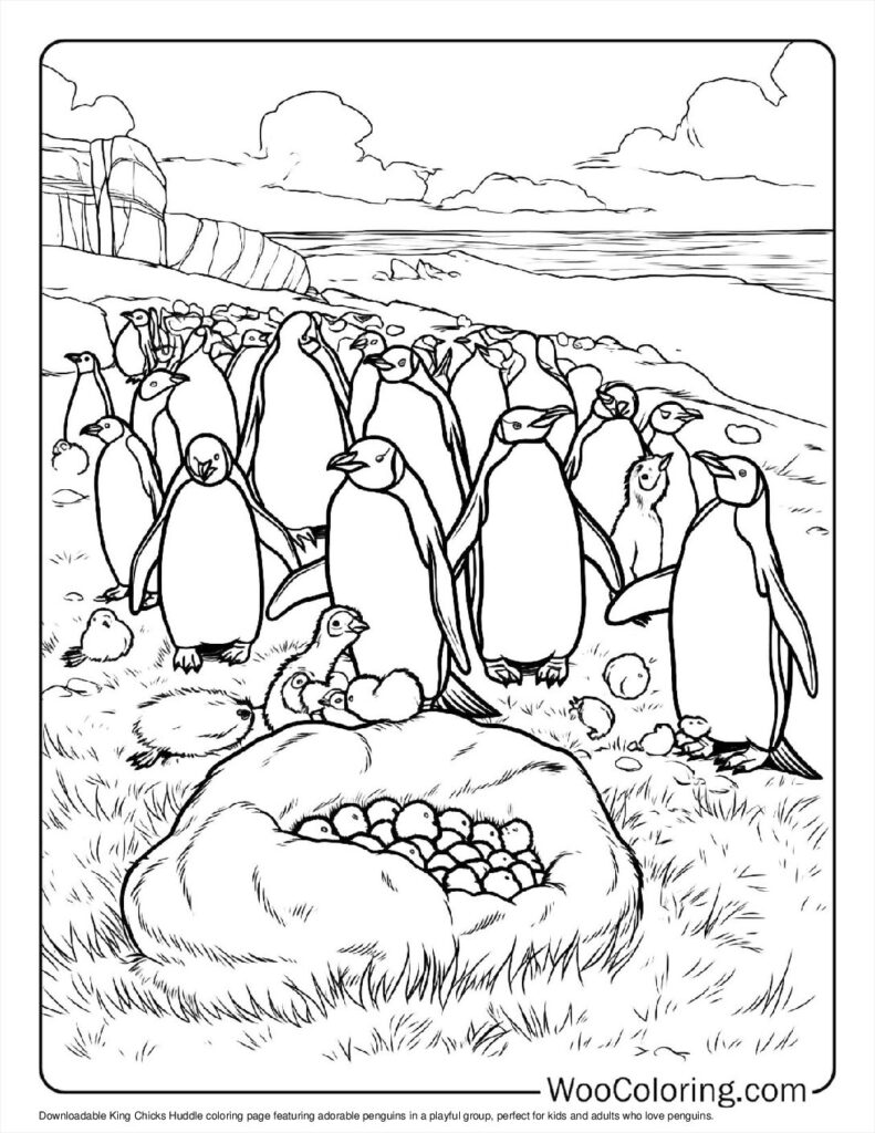 100  Penguin coloring pages  Free PDF To Print  - 40