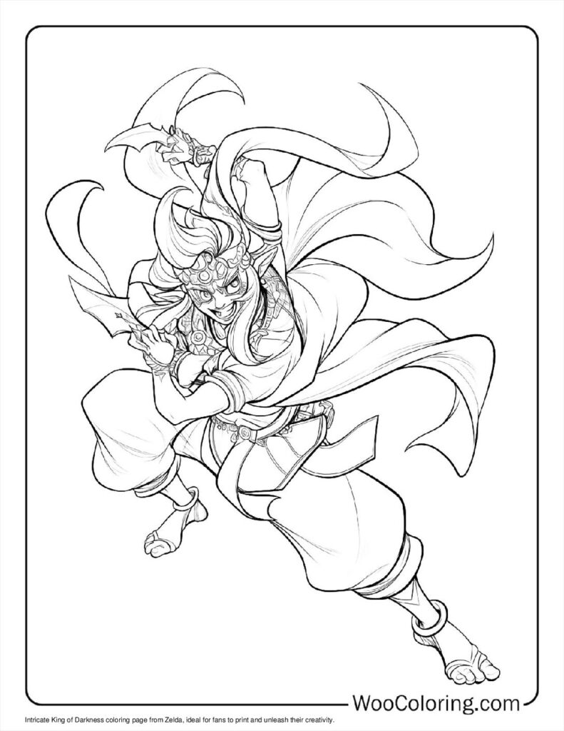 100  Zelda coloring pages  Free PDF To Print  - 31