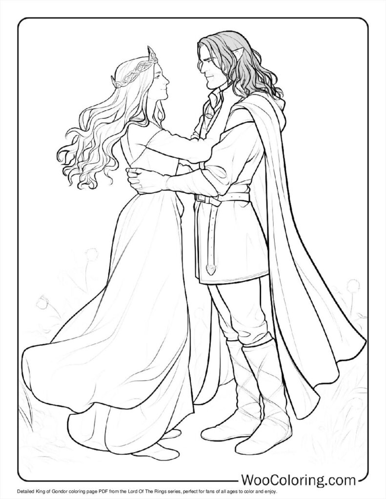 100  Lord Of The Rings coloring pages  Free PDF To Print  - 96