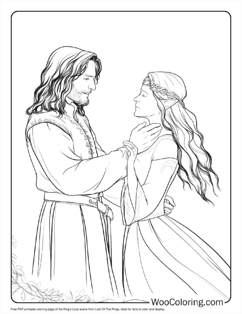 100  Lord Of The Rings coloring pages  Free PDF To Print  - 61