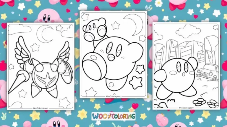 100 Kirby coloring pages Free PDF To Print - 32