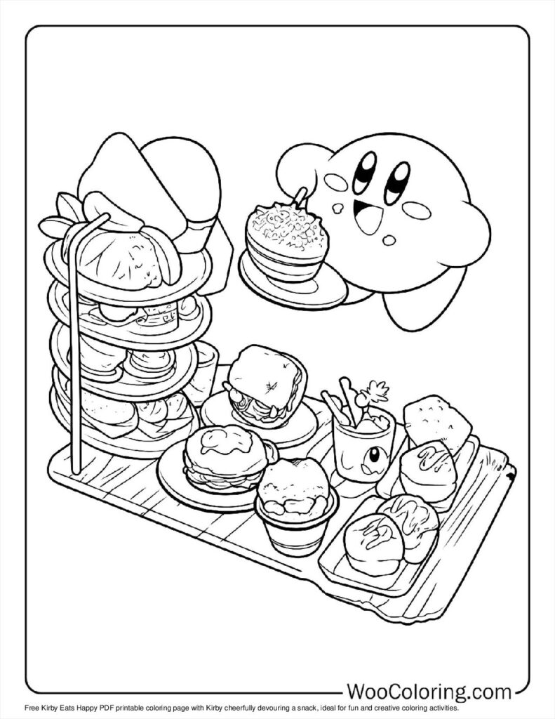 100 Kirby coloring pages Free PDF To Print - 91