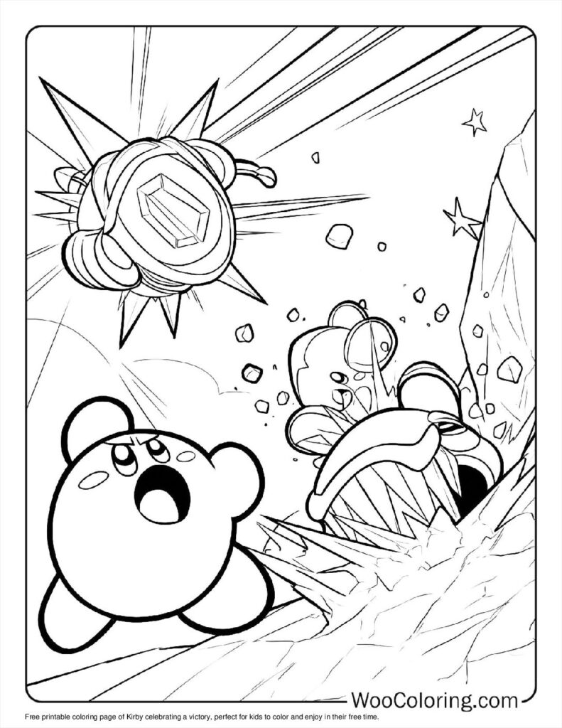 100 Kirby coloring pages Free PDF To Print - 58