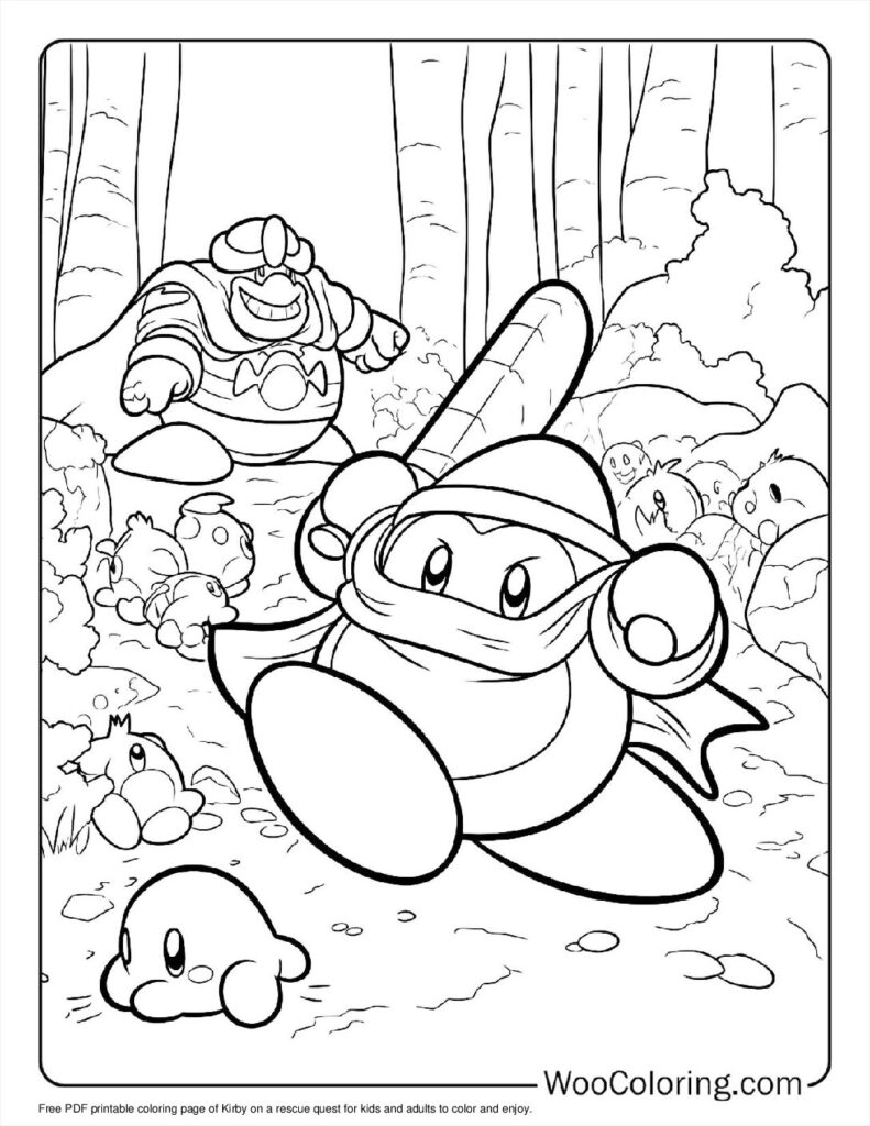 100 Kirby coloring pages Free PDF To Print - 73